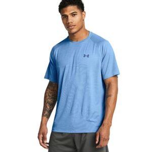 Férfi rövid ujjú edzőpóló UNDER ARMOUR UA Tech Textured SS - BLU kép