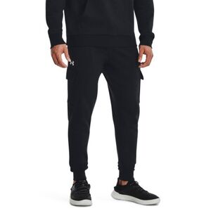 Férfi bélelt melegítőnadrágok UNDER ARMOUR UA Rival Fleece Cargo Jogger-BLK kép