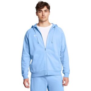 Férfi bélelt zipzáras pulóver UNDER ARMOUR UA Rival Fleece FZ Hoodie-BLU kép