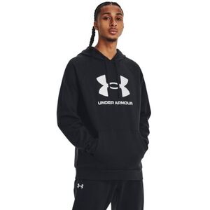 Férfi melegített kapucnis pulóver UNDER ARMOUR UA Rival Fleece Logo HD-BLK kép
