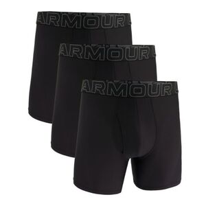 Férfi boxeralsók UNDER ARMOUR 3 PACK-UA PERFORMANCE TECH MESH -SOLID 6 inch-BLK kép