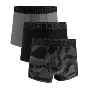 Férfi boxeralsók UNDER ARMOUR 3 PACK-UA PERFORMANCE TECH - PRINT 3 inch-BLK kép