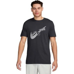 Férfi rövid ujjú póló NIKE M NK DF TEE GYM KIT 2-060 ANTHRACITE kép