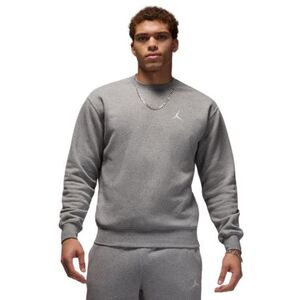 Férfi kapucnis pulóver NIKE M J BRKLN FLC CREW-091 CARBON HEATHER WHITE kép