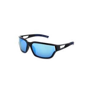 Polarizált napszemüvegek H.I.S. POLARIZED HPS37101-1, black, smoke with blue mirror POL, 66-15-134 kép
