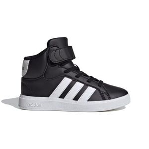 Junior szabadidőcipő ADIDAS Grand Court Mid Jr core black cloud white core black kép