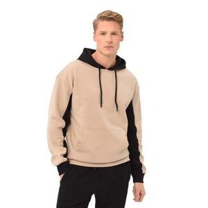 Férfi kapucnis pulóver VOLCANO BLOCK-102-BEIGE kép