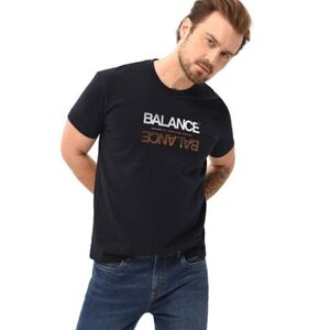 Férfi rövid ujjú póló VOLCANO BALANCE-600-NAVY kép