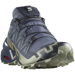 Férfi futó trail cipők SALOMON Speedcross 6 GTX M grisaille carbon tea kép