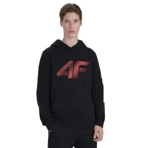 Férfi kapucnis pulóver 4F SWEATSHIRT M1766-020S-DEEP BLACK kép