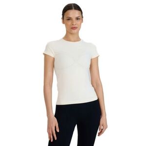 Női rövid ujjú edzőpóló 4F TSHIRT FNK F1270-11S-OFF WHITE kép