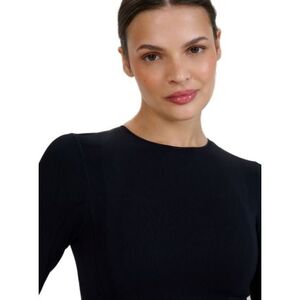 Női hosszú ujjú edzőpóló 4F LONGSLEEVE FNK F403-20S-DEEP BLACK kép
