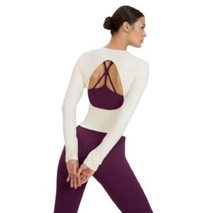 Női hosszú ujjú edzőpóló 4F LONGSLEEVE FNK F403-11S-OFF WHITE kép