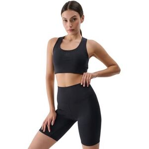 Női edzőnadrágok 4F SHORT TIGHTS FNK F019-20S-DEEP BLACK kép