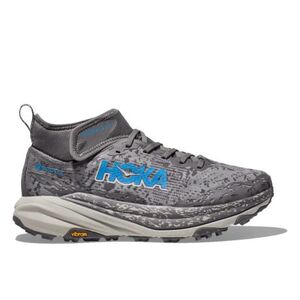 Férfi futó trail cipők HOKA Speedgoat 6 Mid GTX satellite grey stardust kép