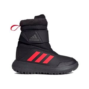 Fiú magas téli cipők ADIDAS Winterplay core black solar red iron metalic kép