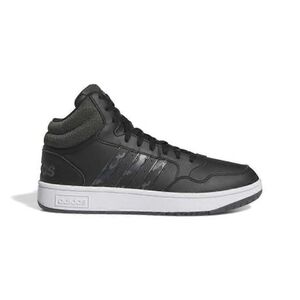 Férfi bokacsizmák télen ADIDAS Hoops 3.0 Mid WTR core black grey six cloud white kép
