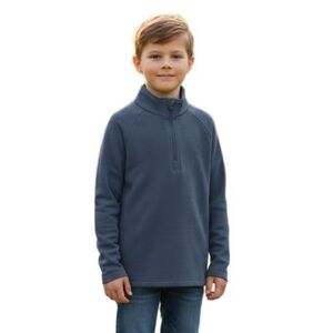 Gyerek sípulóver 1 2 cipzárral COLOR KIDS Fleece Pulli - Stretch-7842-Stormy Weather kép