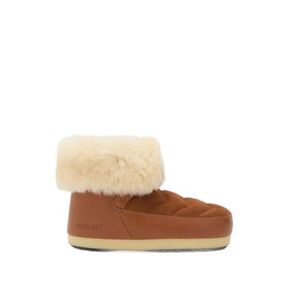 Női alacsony téli cipők MOON BOOT MB EVX IGLOO, ML06 COGNAC NATURAL kép