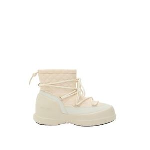 Alacsony téli cipők MOON BOOT MB MEZZALUNA QUILTED MID WP-L002 CREAM kép