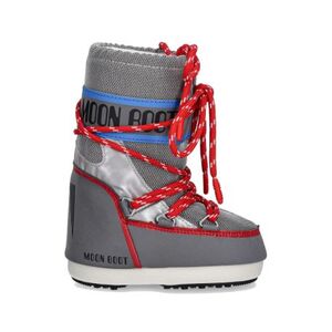 Magas téli cipők MOON BOOT MB ICON SPACE RACING-JR-HF04 SILVER BLUE RED kép