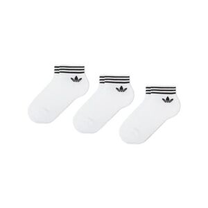 Zoknik ADIDAS ORIGINALS 3-PACK - TREF ANK SCK HC WHITE BLACK kép