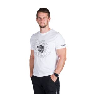Férfi rövid ujjú túrázó póló NORTHFINDER FRANZ-377white kép