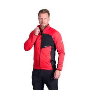 Férfi túrázó pulóver cipzárral NORTHFINDER PRIMO-361redblack kép