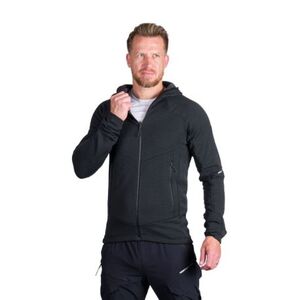 Férfi túrázó pulóver cipzárral NORTHFINDER EGON 411greyblack kép