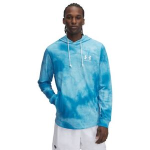 Férfi kapucnis pulóver UNDER ARMOUR UA Rival Terry AOP Hood Q1-BLU kép