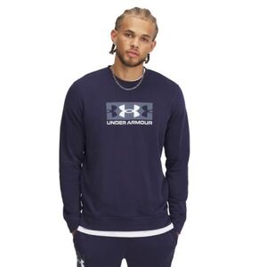 Férfi kapucnis pulóver UNDER ARMOUR UA Rival Terry Logo Crew Q2-BLU kép