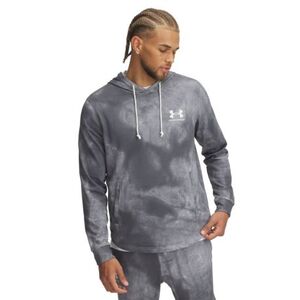 Férfi kapucnis pulóver UNDER ARMOUR UA Rival Terry AOP Hood Q1-GRY kép