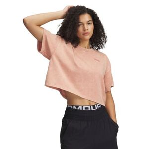 Női rövid ujjú póló UNDER ARMOUR UA HWT WASH SS-PNK kép