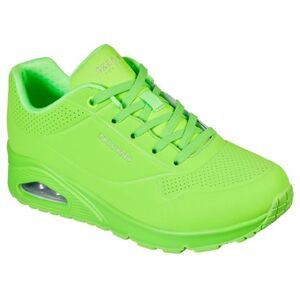 Női szabadidőcipők SKECHERS Uno Night Shades lime green kép