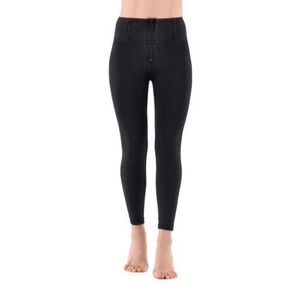 Női jeggings nadrág FREDDY WR.UP® superskinny push up 7 8 jeggings with high waist and zip-Black kép
