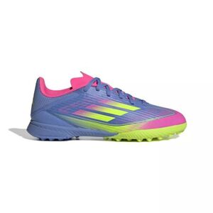Fiú focicipők turf ADIDAS F50 League Jr TF blue fusion lucid lemon lucid pink kép