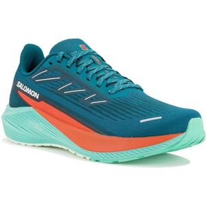 Férfi futócipők SALOMON Aero Blaze 2 M deep lake cherry tomato electric green kép