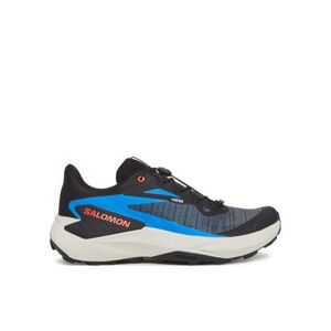 Férfi futó trail cipők SALOMON Genesis M black french blue cherry tomato kép