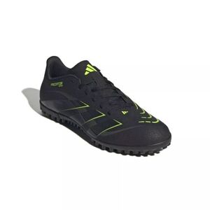 Férfi focicipők turf ADIDAS Predator Club M TF core black carbon lucid lemon kép