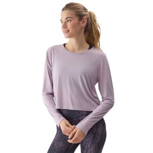 Női hosszú ujjú edzőpóló 4F LONGSLEEVE-WSS24TLONF250-52S-LIGHT VIOLET kép