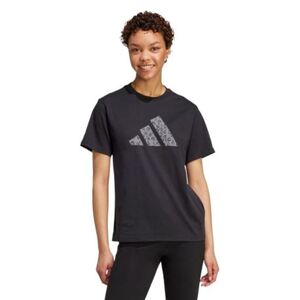 Női rövid ujjú póló ADIDAS W ANIMAL T BLACK kép