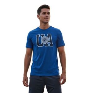 Férfi rövid ujjú póló UNDER ARMOUR UA COLLEGE CREST LOGO SS kép