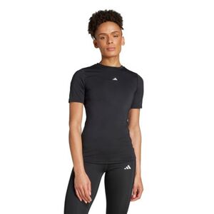 Női rövid ujjú edzőpóló ADIDAS TF TRAIN T BLACK kép