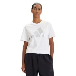 Női rövid ujjú póló ADIDAS W C HOL MET T WHITE kép