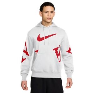 Férfi kapucnis pulóver NIKE M NK CLUB BB GX HDY NEO VAR WHITE UNIVERSITY RED kép