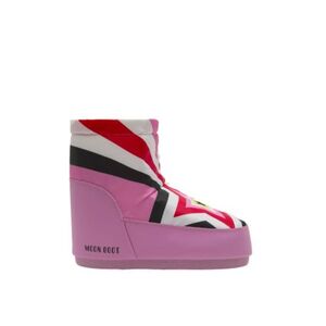 Bokacsizmák télen MOON BOOT MB ICON LOW NOLACE COMET, JV01 GUM MULTICOLOR kép