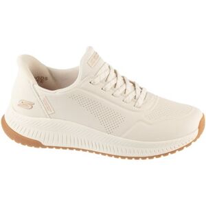 Női szabadidőcipők SKECHERS Bobs Squad 4 Key Look Slip-Ins W beige kép