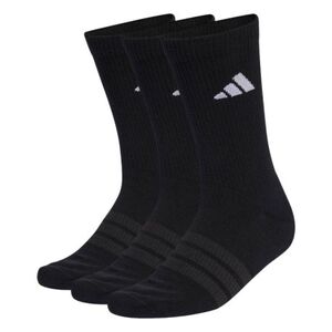 Zoknik ADIDAS 3PACK-C ESS CRW 3P BLACK BLACK WHITE kép
