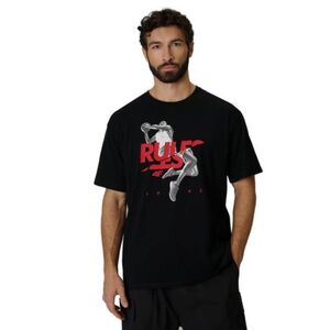 Férfi rövid ujjú póló 4F TSHIRT M3333-20S-DEEP BLACK kép