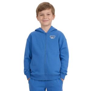 Fiú kapucnis pulóver zipzárral 4F JUNIOR SWEATSHIRT M2326-32S-DENIM kép
